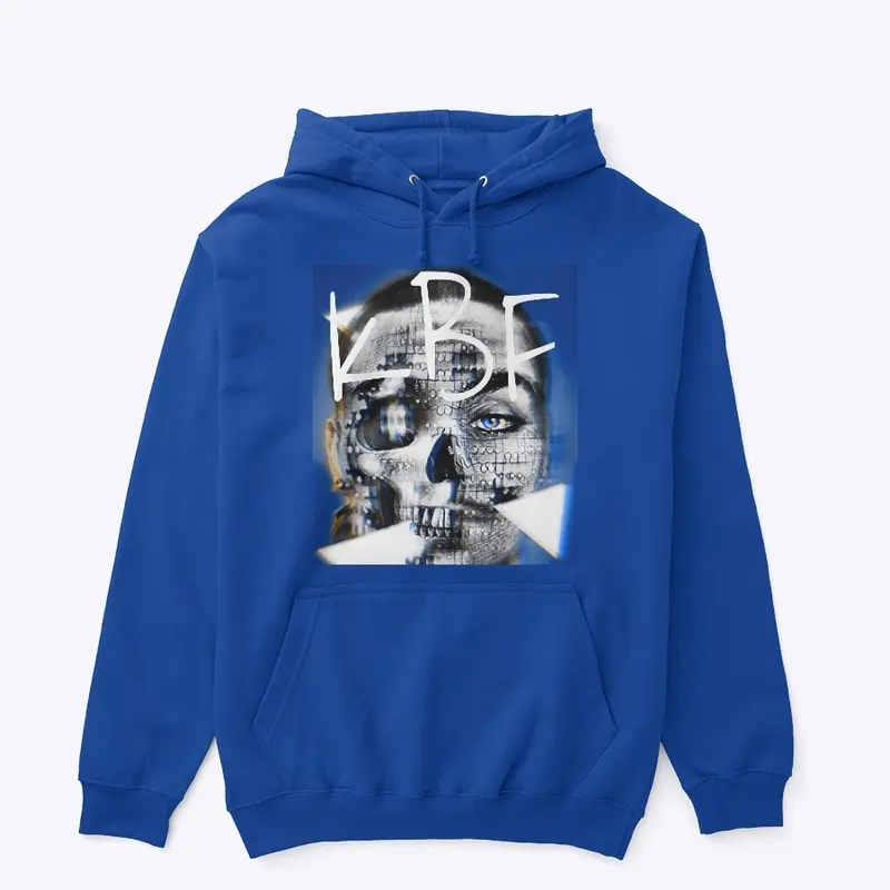 KBF Skull blue Hoodie